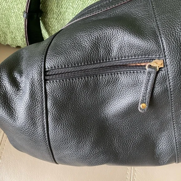 TIGNANELLO BLACK LEATHER BAG NEW - Picture 5 of 10